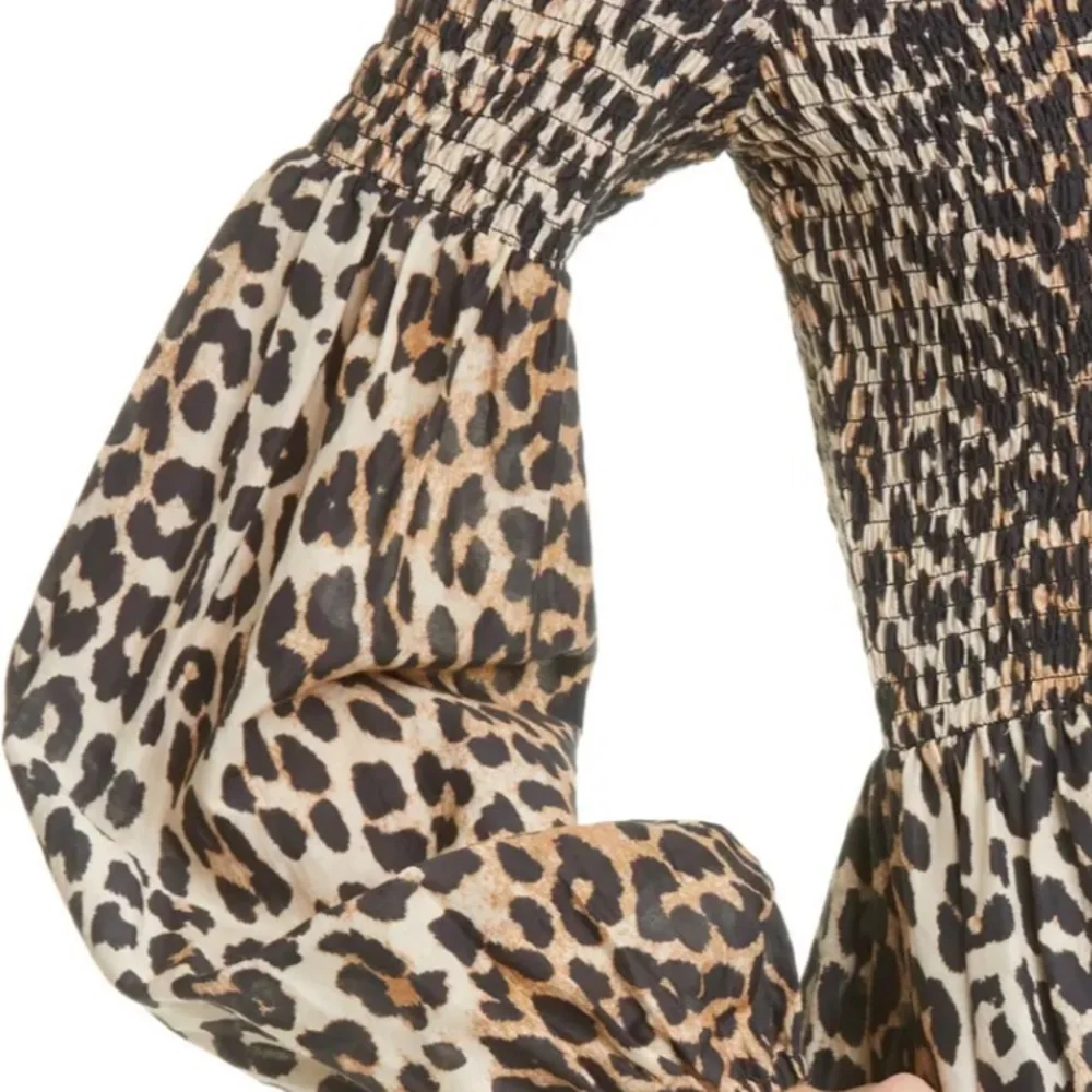 Ganni women’s size 2 dress leopard - Picture 5 of 8